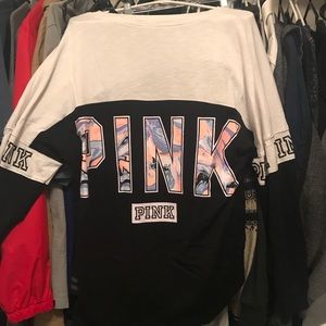 Victoria secret pink varsity crew